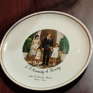 J.F. Kennedy & Family Commemorative Plate